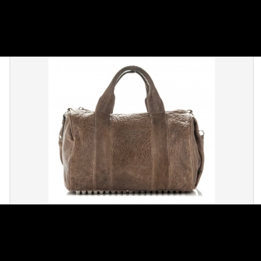 Alexander Wang Pebbled Lambskin Rocco Satchel
